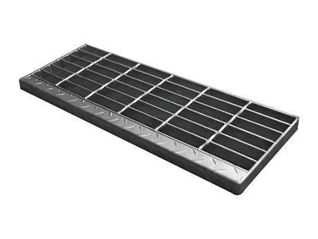Steel grating tread panel